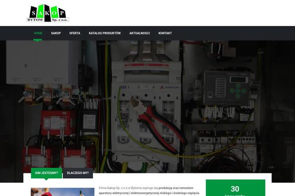 Bizspeak theme site design template sample