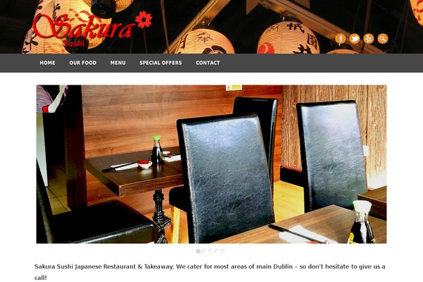 sakurasushi.ie site used Restaurateur