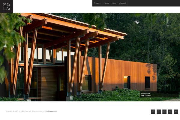 Sala theme site design template sample