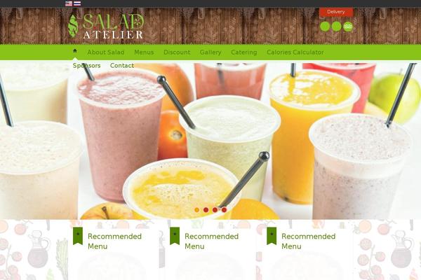 Dine & Drink theme site design template sample