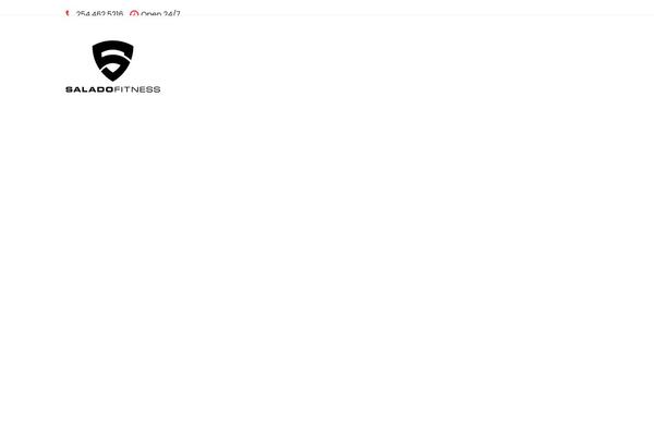 Fitness theme site design template sample