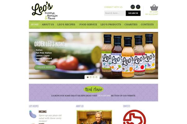 MyCuisine theme site design template sample