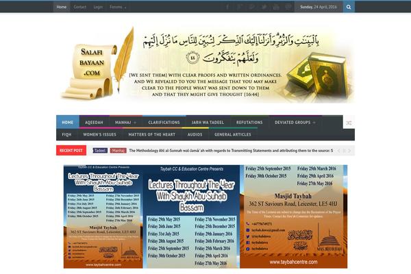 Site using Floating Menu plugin