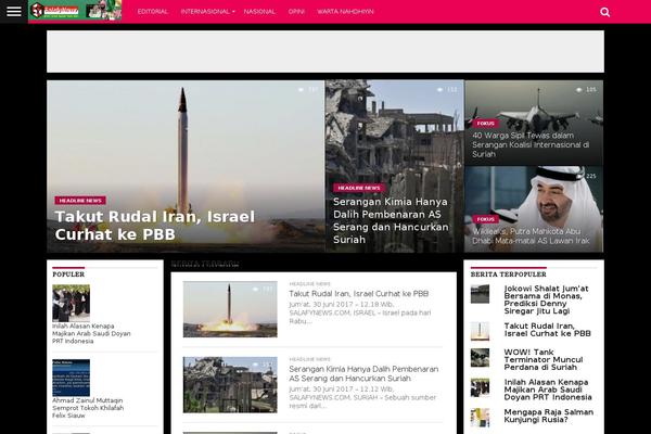 Newsup theme site design template sample