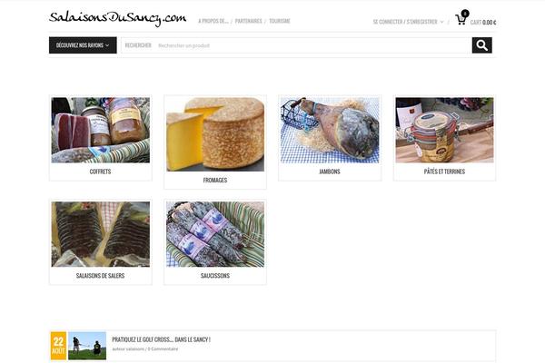 Mindig theme site design template sample