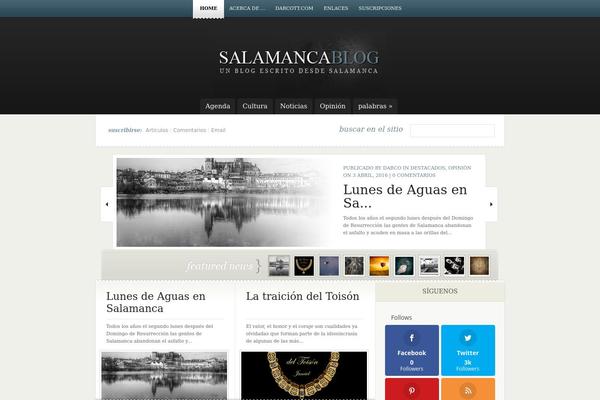 eNews theme site design template sample