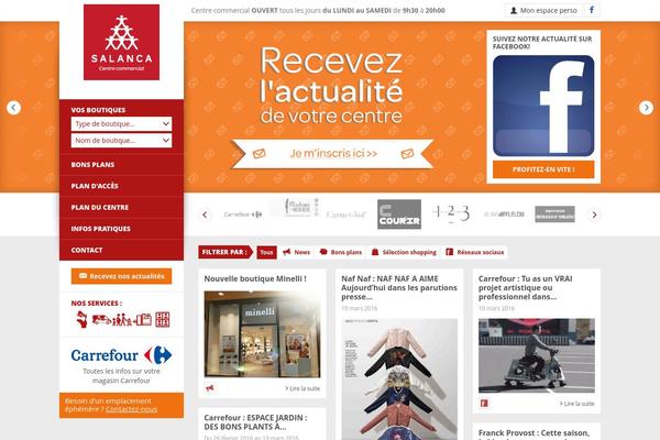Carrefour theme site design template sample