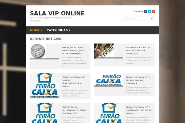 Bookshelf theme site design template sample