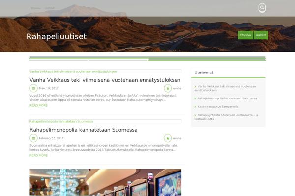 Aldehyde theme site design template sample