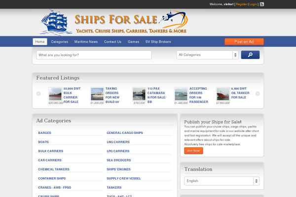 ClassiPress theme site design template sample
