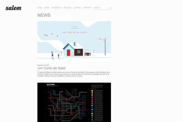 Bones theme site design template sample