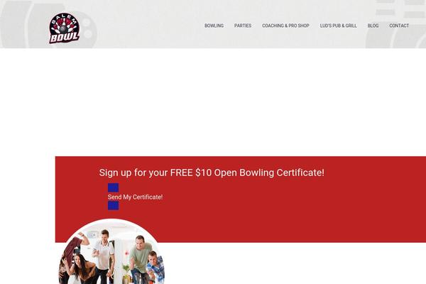 Bowl-wp theme site design template sample