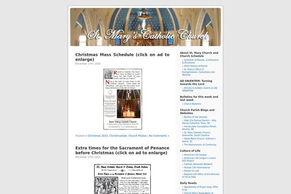 Default theme site design template sample