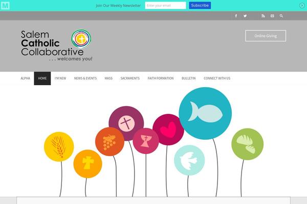 Benevolence theme site design template sample