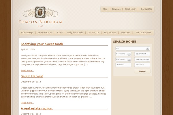 Tb theme site design template sample