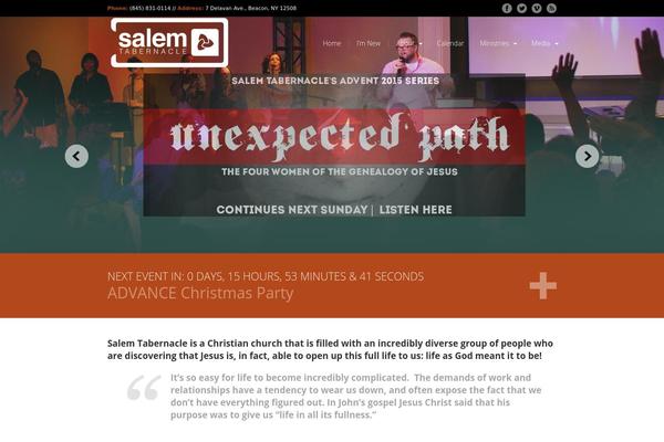 Savior theme site design template sample