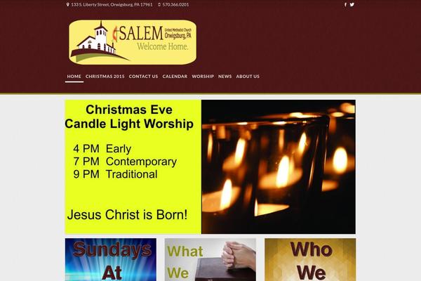 Site using Church Pack plugin