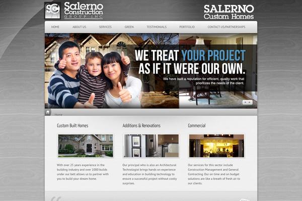 Salerno theme site design template sample