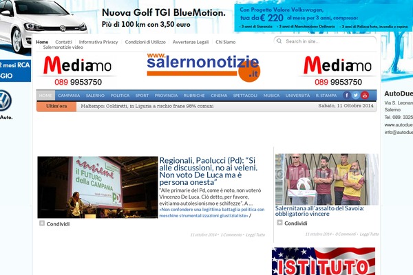 Herald theme site design template sample
