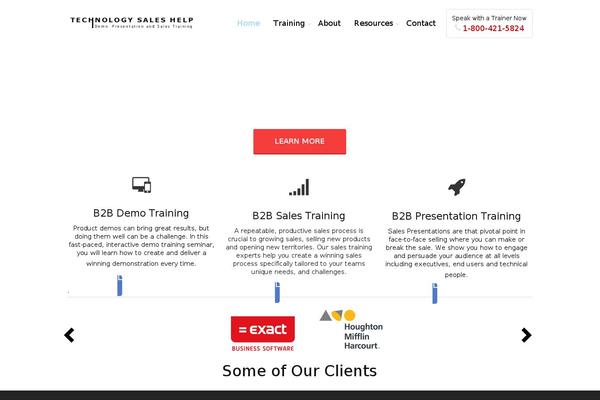 Squared theme site design template sample