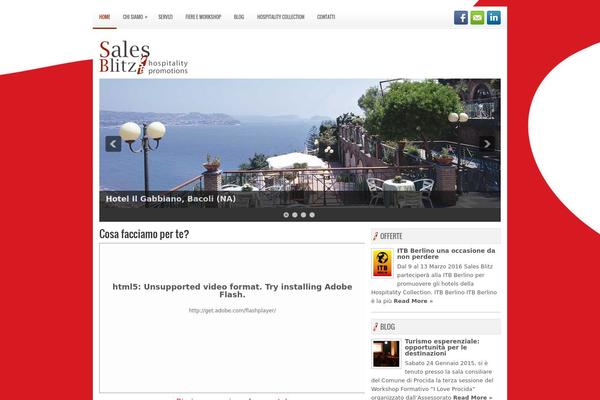 Instinct theme site design template sample