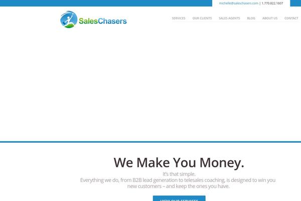 Vanguard theme site design template sample