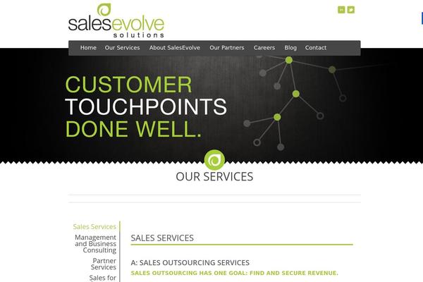 Tharsis theme site design template sample