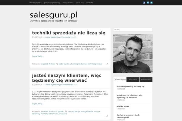 Standard theme site design template sample