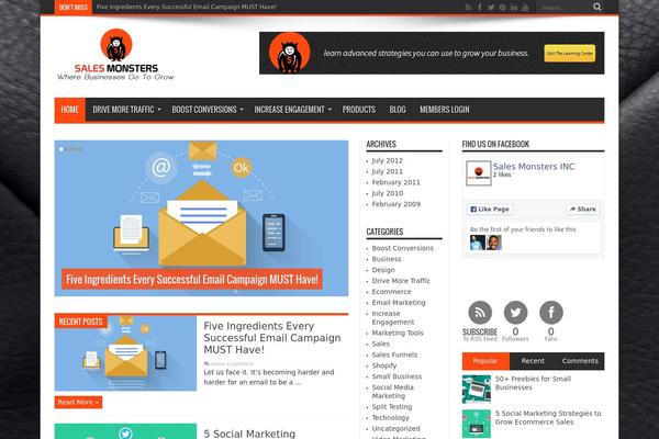 Site using Wp-funnlr plugin