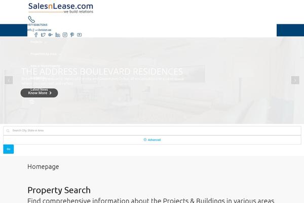 Houzez theme site design template sample