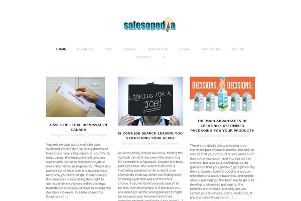 Boksy Lite theme site design template sample