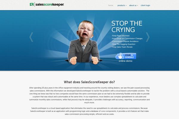 Optima theme site design template sample