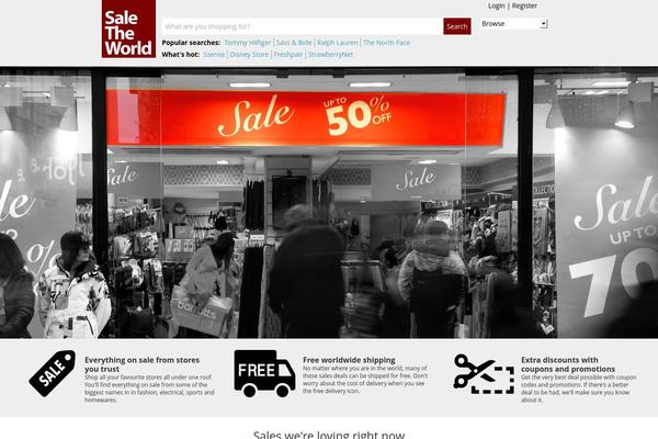 Default theme site design template sample