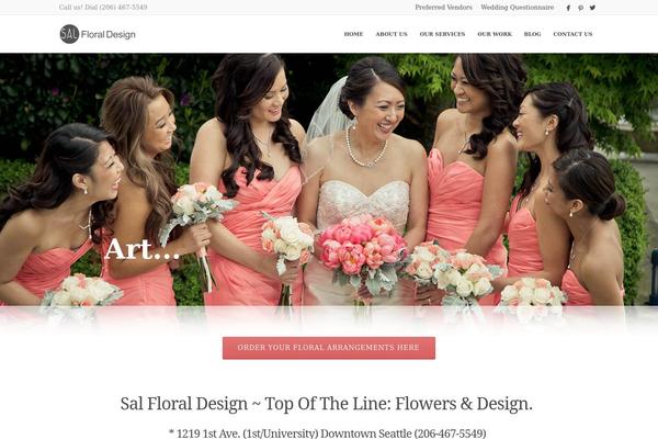 Qualia theme site design template sample