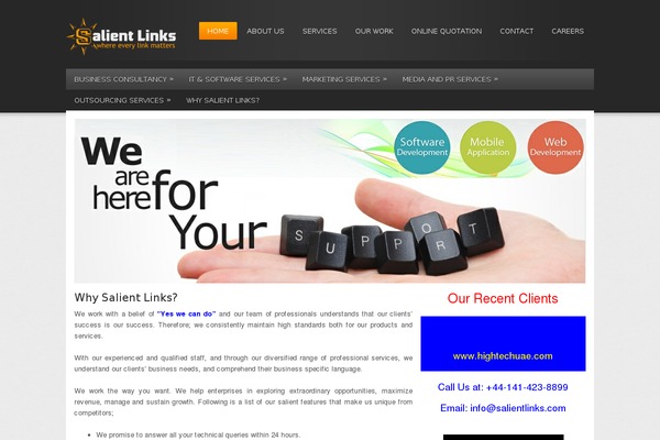 Upstream theme site design template sample