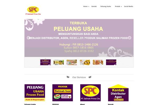 Portofolio theme site design template sample