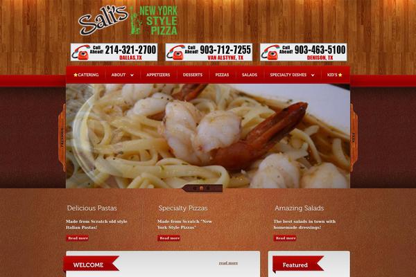 Bordeaux theme site design template sample