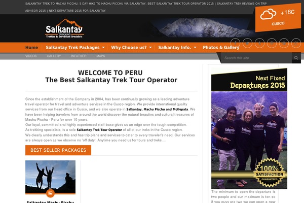 salkantay-trek.com site used Tour Package