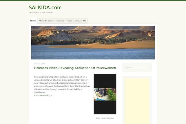 Misty Lake theme site design template sample