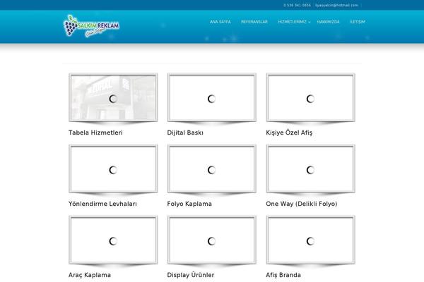 Karma theme site design template sample