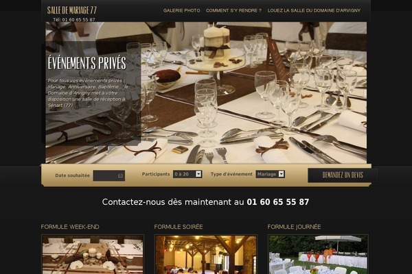sallemariage77.fr site used Phi