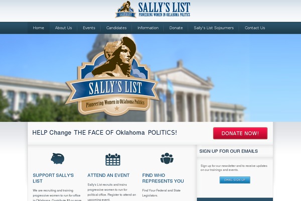 The-cause theme site design template sample