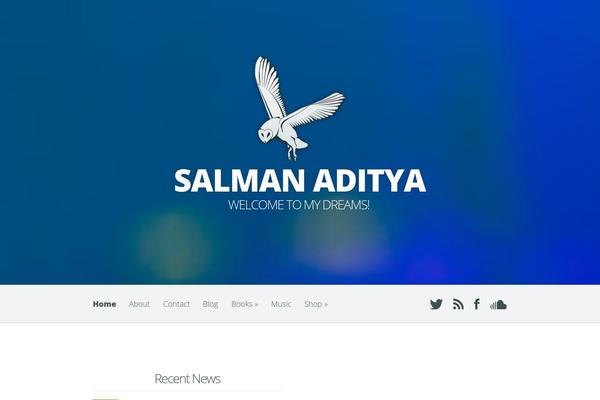 Harmony theme site design template sample