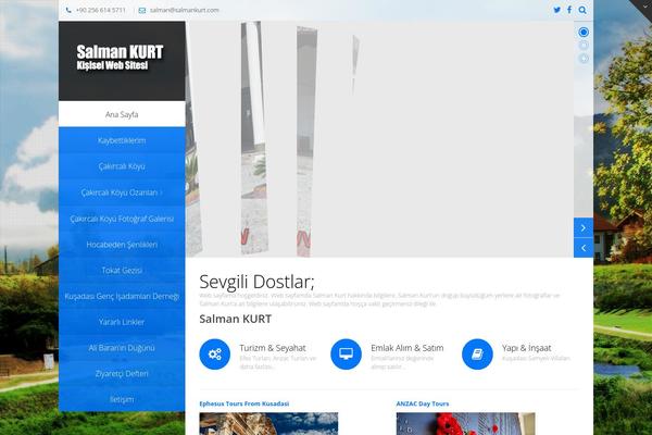 Vertikal theme site design template sample