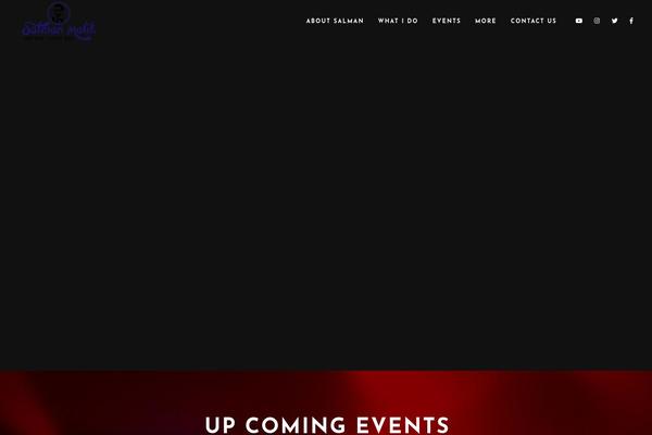 Cinerama theme site design template sample