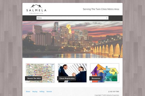 Risen theme site design template sample