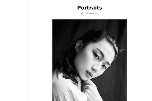 Chique theme site design template sample