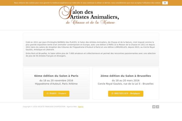 Salon theme site design template sample