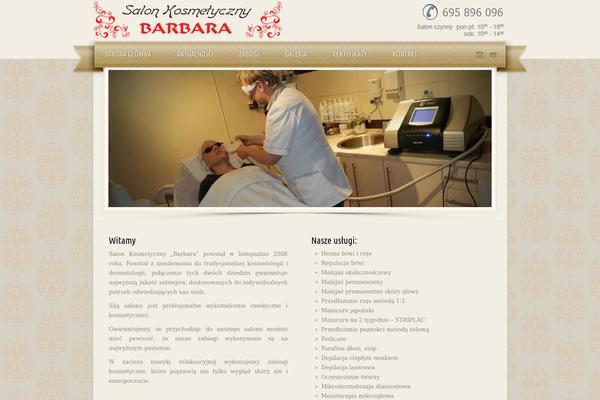salon-barbara.pl site used Larisamag
