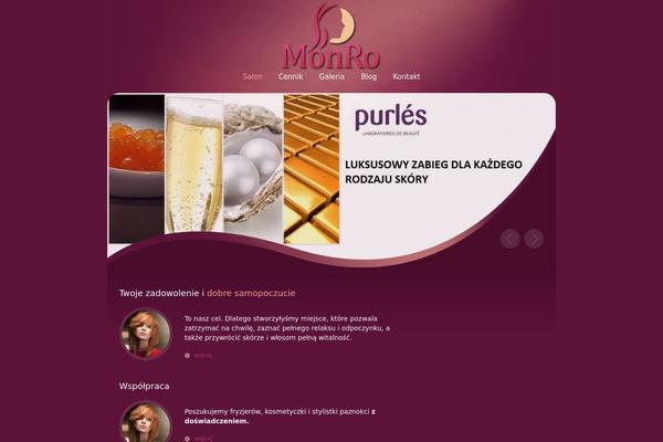 salon-monro.pl site used Beauty-center